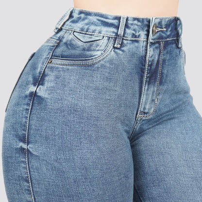 Jeans Skinny Tiro Alto 25470