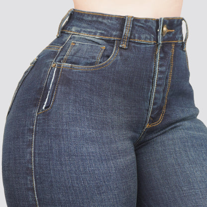 Jeans Skinny Tiro Alto 25471