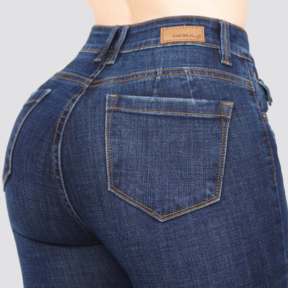 Jeans Skinny Tiro Alto 25472