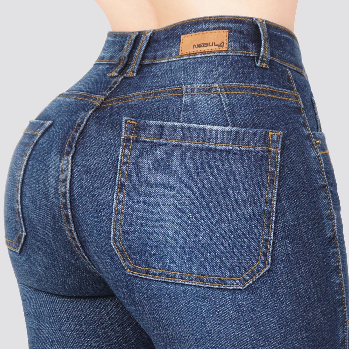 Jeans Skinny Tiro Alto 25473