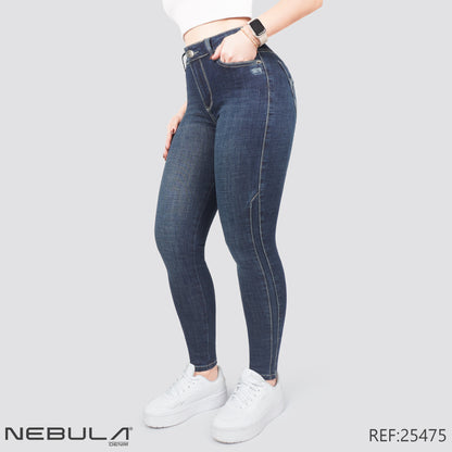Jeans Skinny Tiro Alto 25475