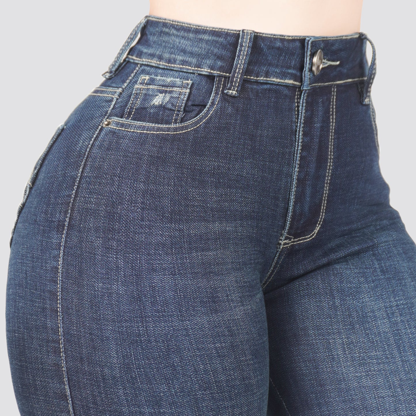 Jeans Skinny Tiro Alto 25475