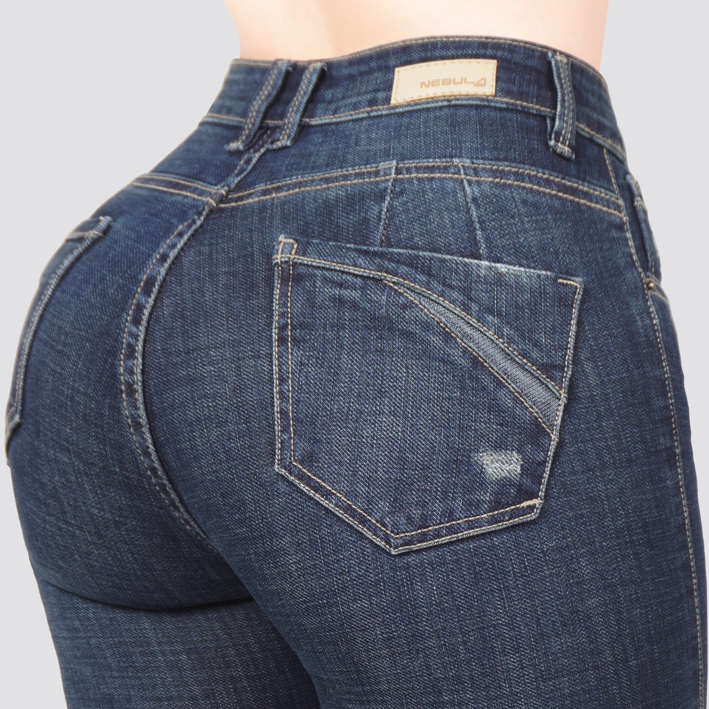 Jeans Skinny Tiro Alto 25475