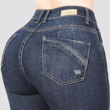 Jeans Skinny Tiro Alto 25475