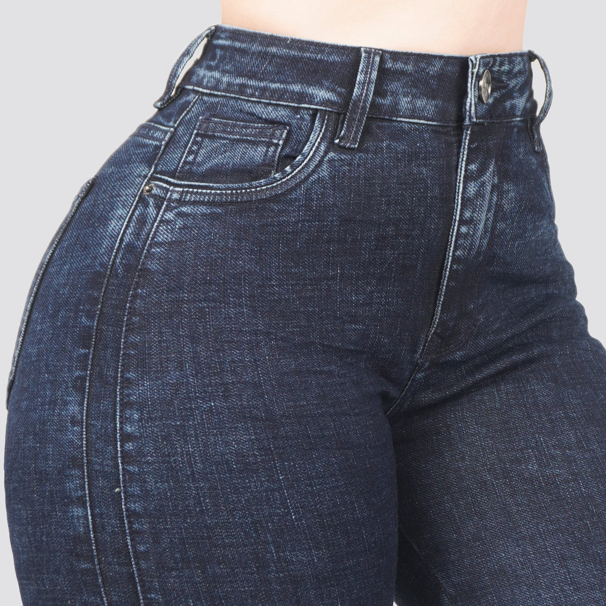 Jeans Skinny Tiro Alto 25477