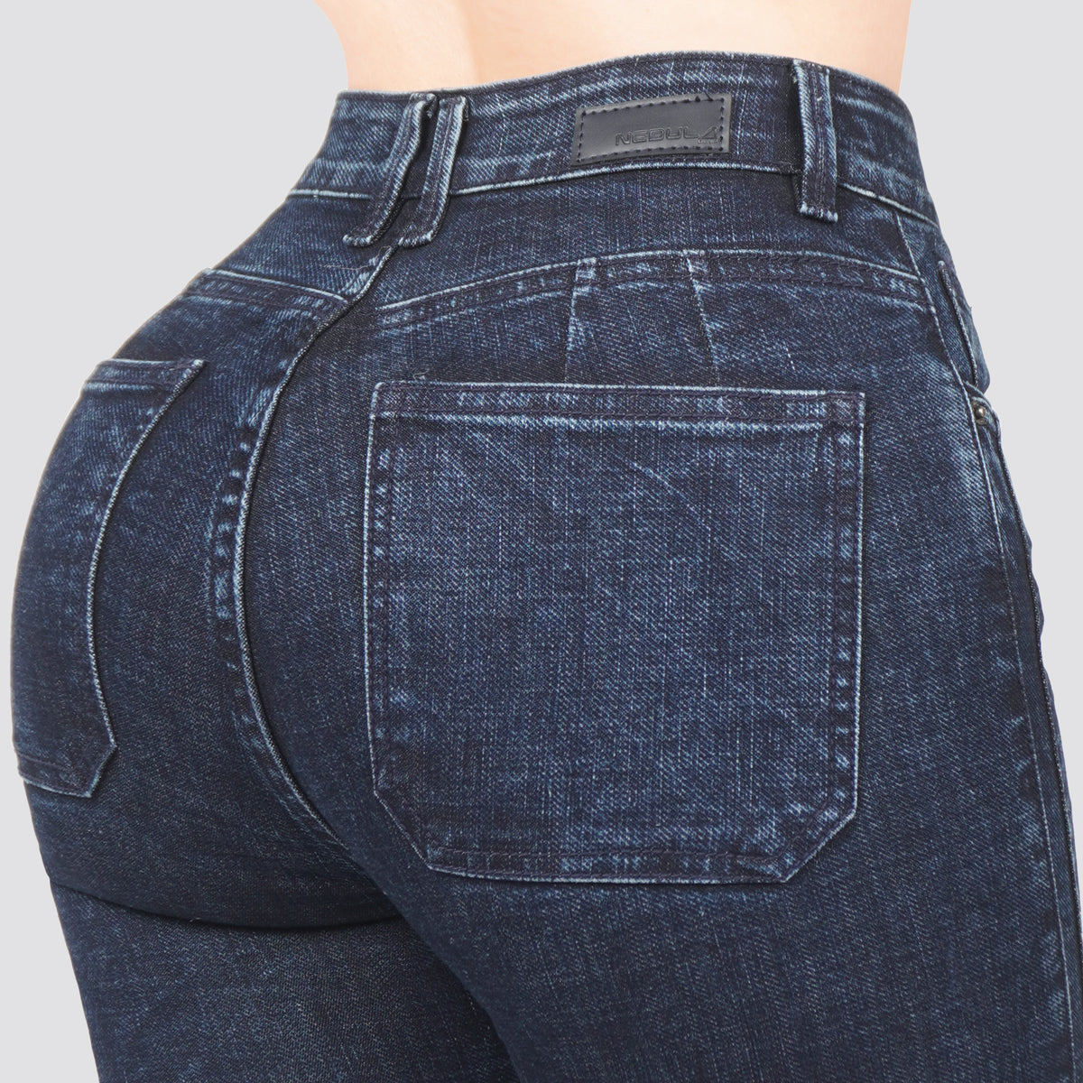 Jeans Skinny Tiro Alto 25477