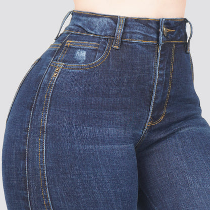 Jeans Skinny Tiro Alto 25479