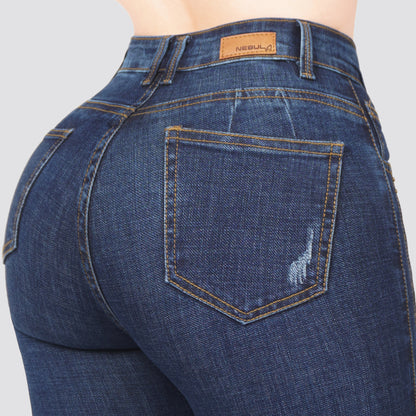 Jeans Skinny Tiro Alto 25479