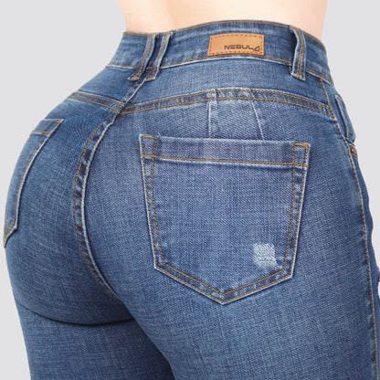 Jeans Skinny Tiro Alto 25480