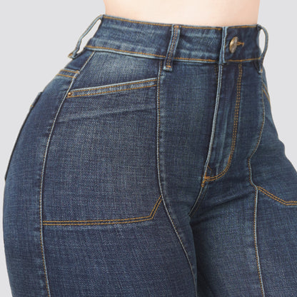 Jeans Skinny Tiro Alto 25482