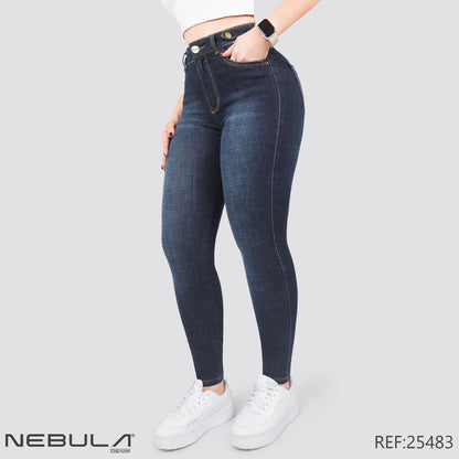 Jeans Skinny Tiro Alto 25483