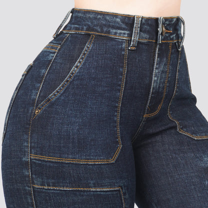 Jeans Skinny Tiro Alto 25485