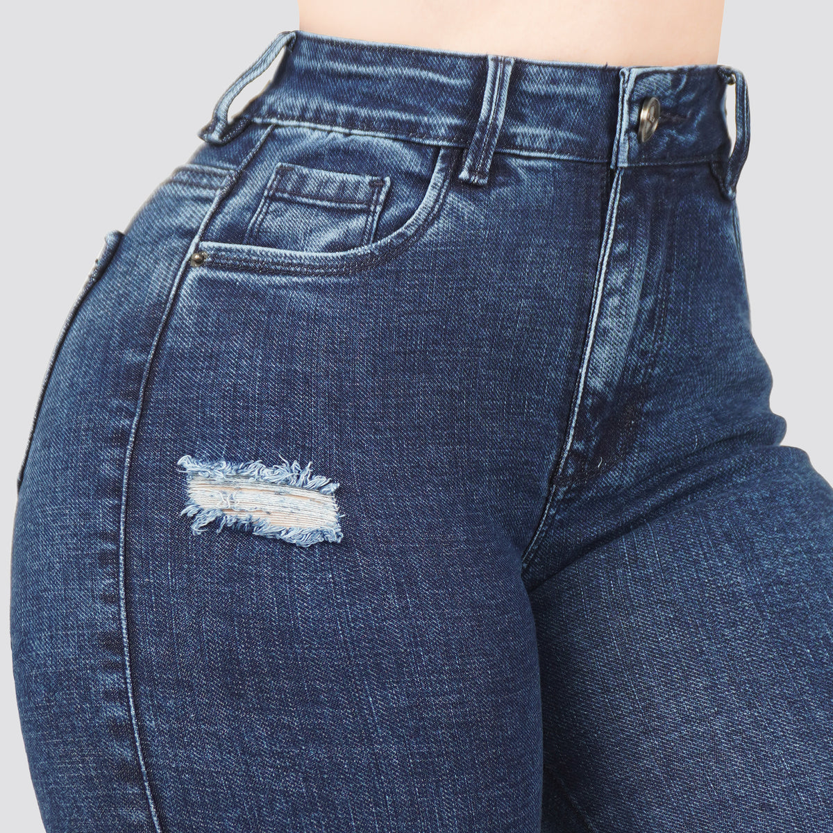 Jeans Skinny Tiro Alto 25488