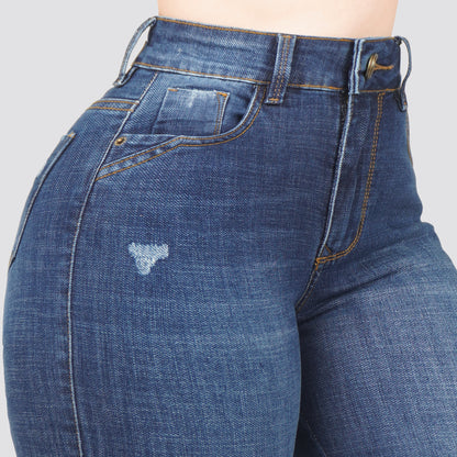 Jeans Skinny Tiro Alto 25490