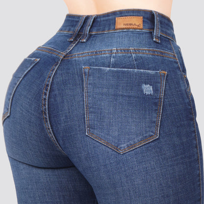 Jeans Skinny Tiro Alto 25490