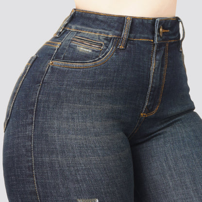 Jeans Skinny Tiro Alto 25493