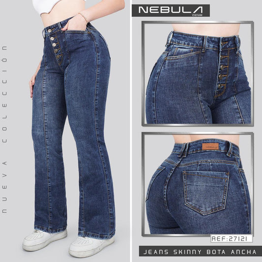 Jeans Skinny Bota Ancha 27121