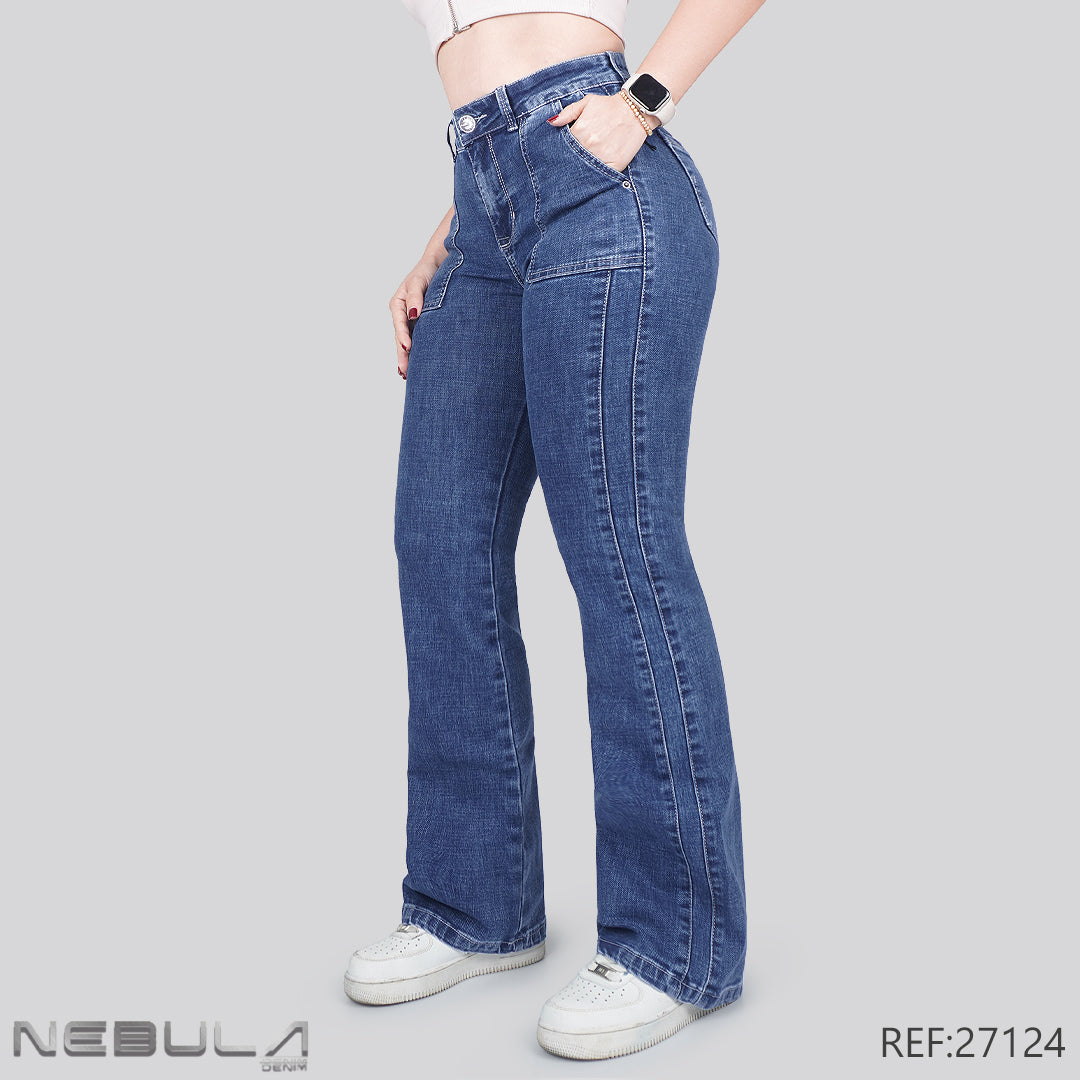 Jeans Skinny Bota Ancha 27124