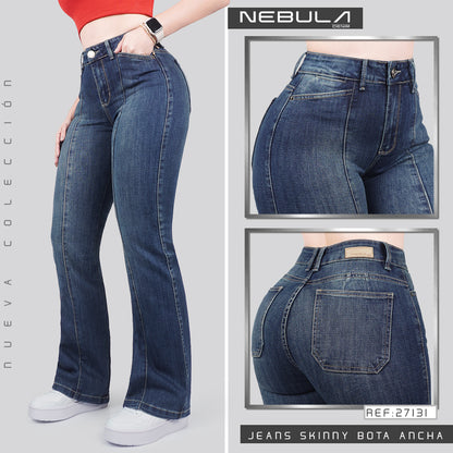 Jeans Skinny Bota Ancha 27131