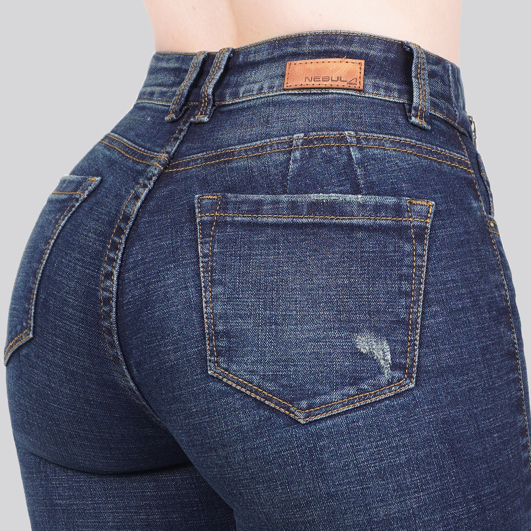 Jeans Skinny Bota Ancha 27132