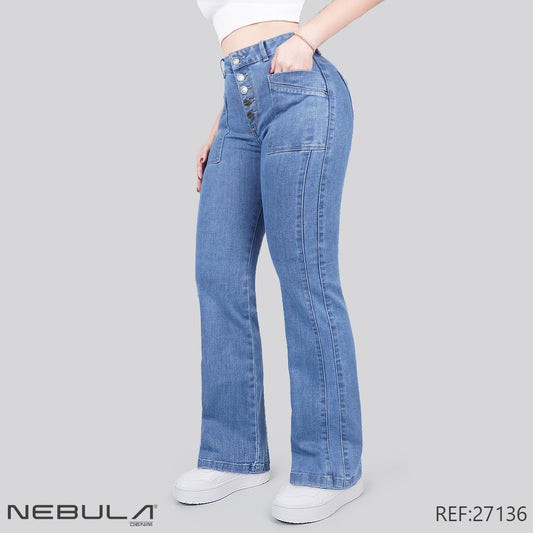 Jeans Skinny Bota Ancha 27136