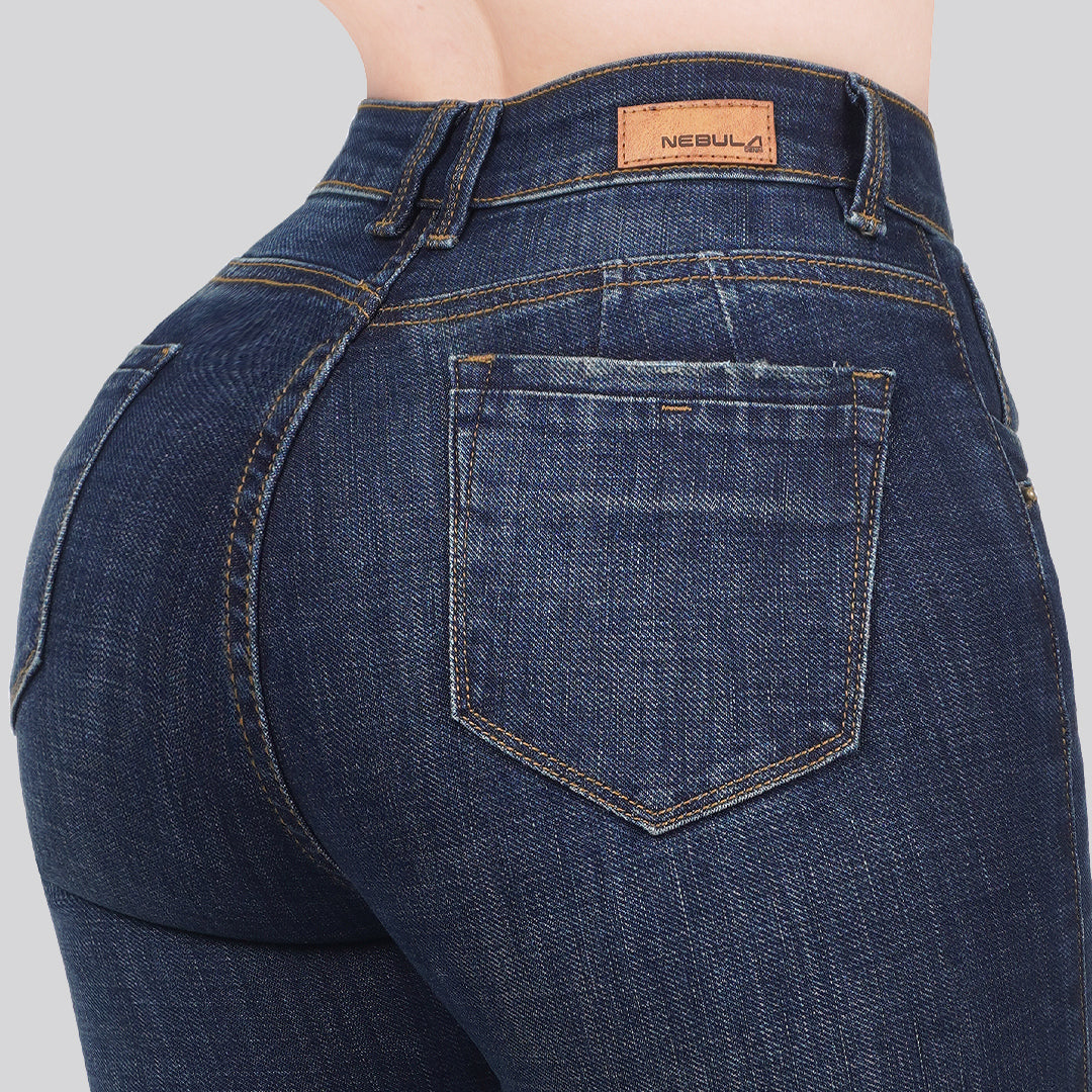 Jeans Skinny Bota Ancha 27139