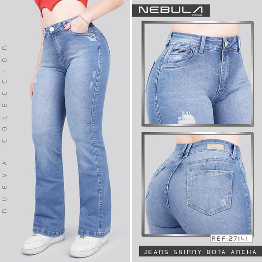 Jeans Skinny Bota Ancha 27141