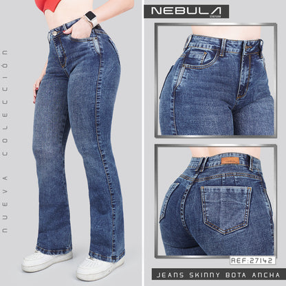 Jeans Skinny Bota Ancha 27142