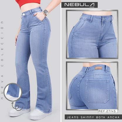 Jeans Skinny Bota Ancha 27145