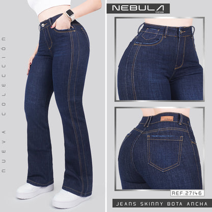 Jeans Skinny Bota Ancha 27146