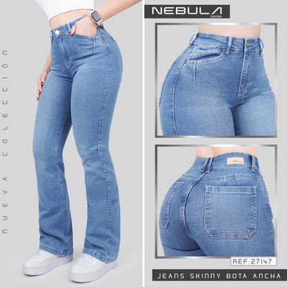 Jeans Skinny Bota Ancha 27147