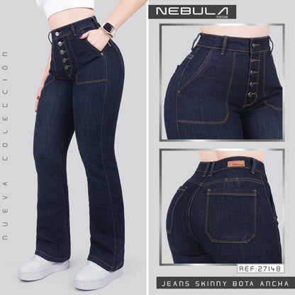 Jeans Skinny Bota Ancha 27148