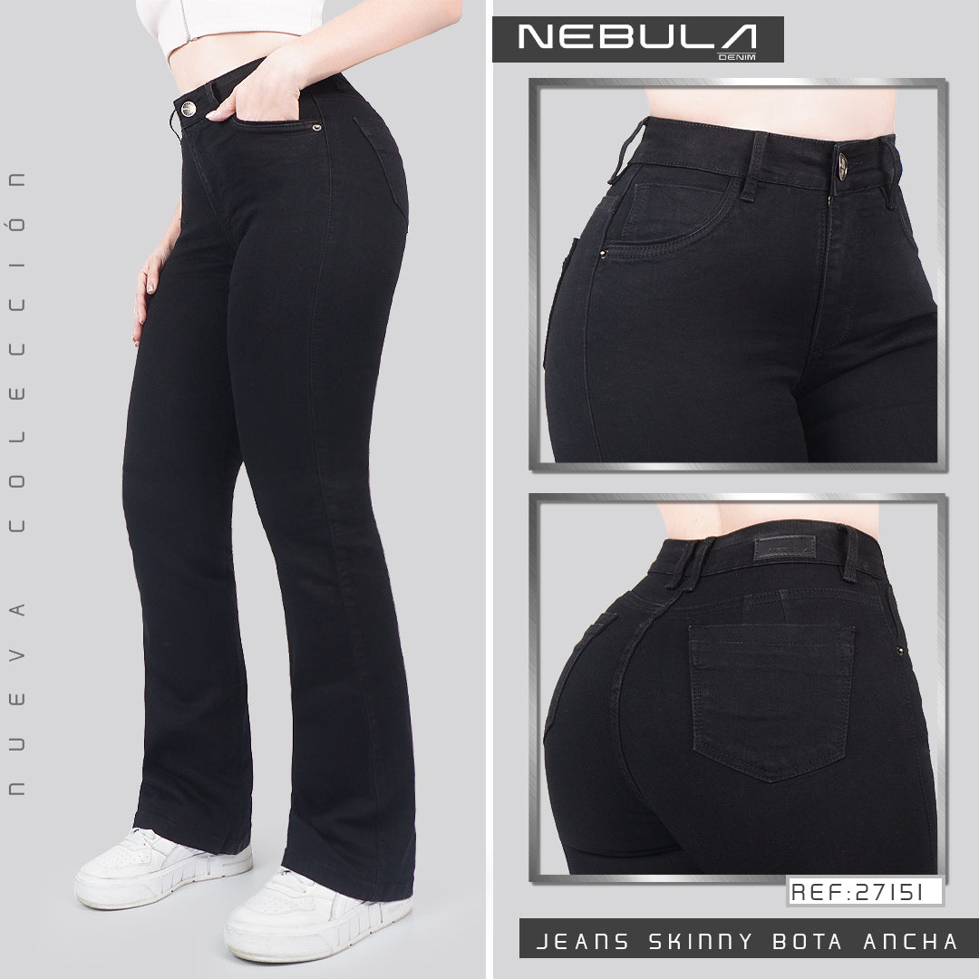 Jeans Skinny Bota Ancha 27151