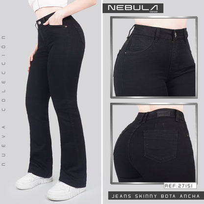 Jeans Skinny Bota Ancha 27151