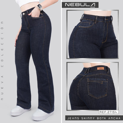 Jeans Skinny Bota Ancha 27154