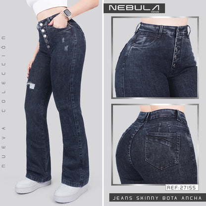 Jeans Skinny Bota Ancha 27155