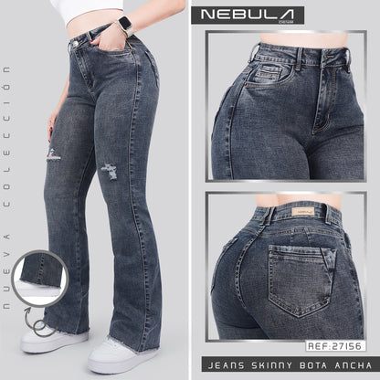 Jeans Skinny Bota Ancha 27156