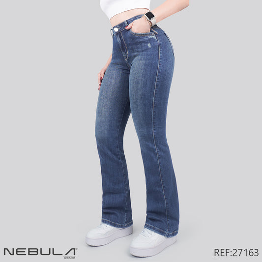 Jeans Skinny Bota Ancha 27163