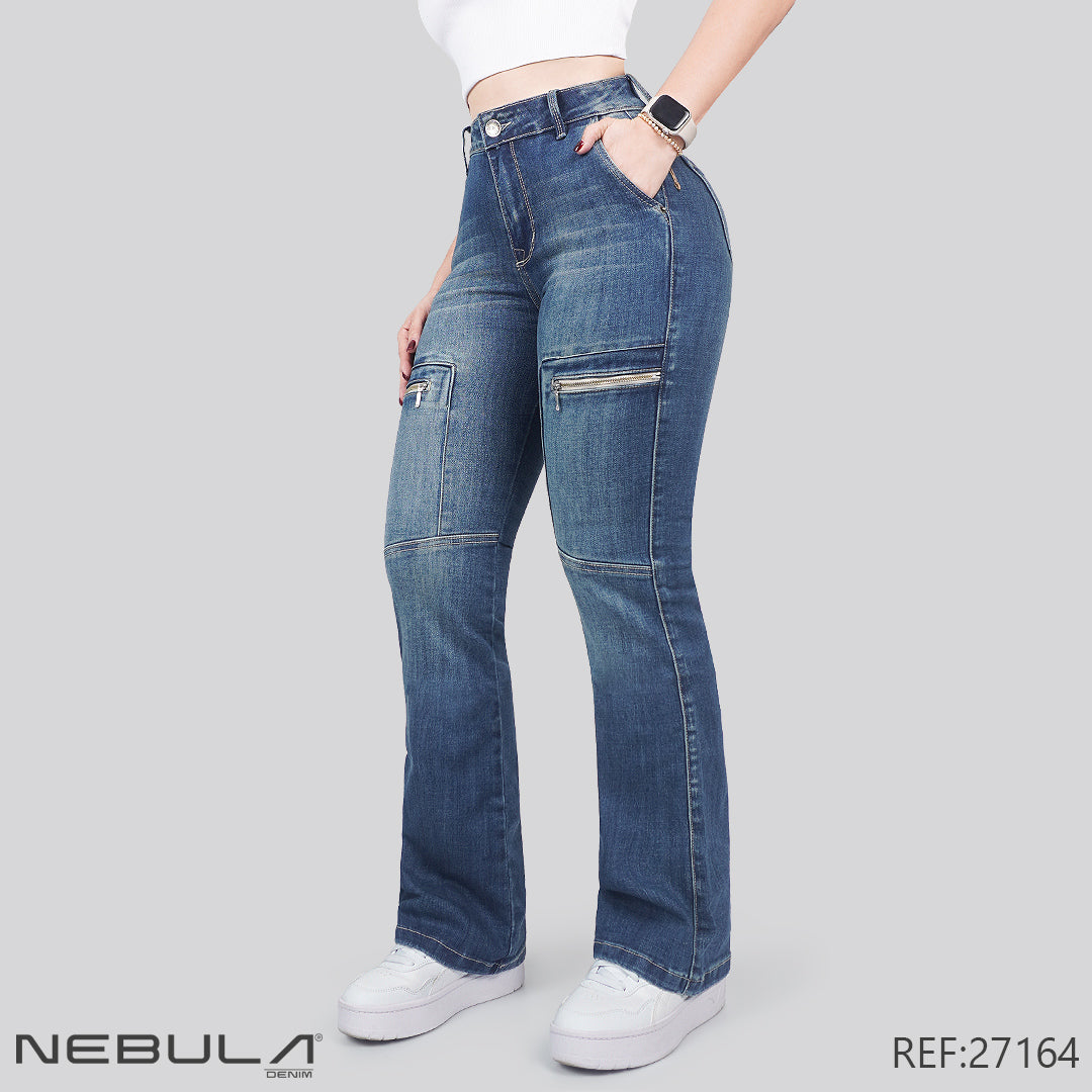 Jeans Skinny Bota Ancha 27164
