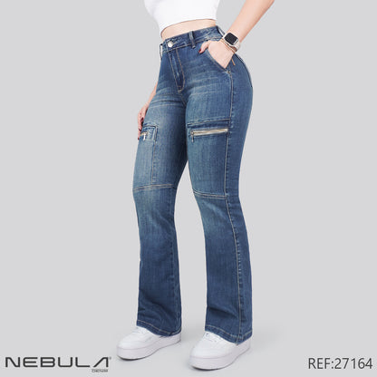 Jeans Skinny Bota Ancha 27164