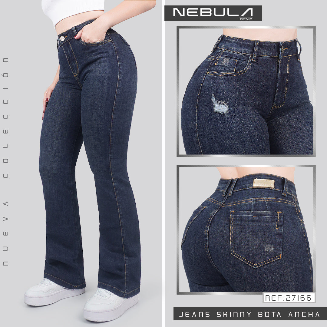Jeans Skinny Bota Ancha 27166