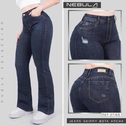 Jeans Skinny Bota Ancha 27166