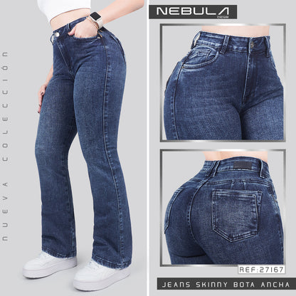 Jeans Skinny Bota Ancha 27167