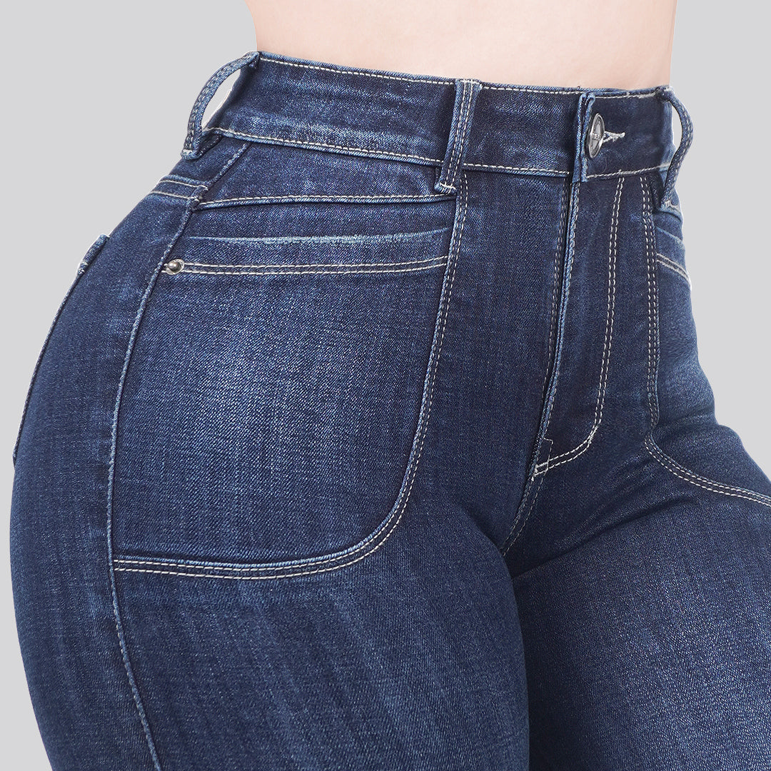 Jeans Skinny Bota Ancha 27172