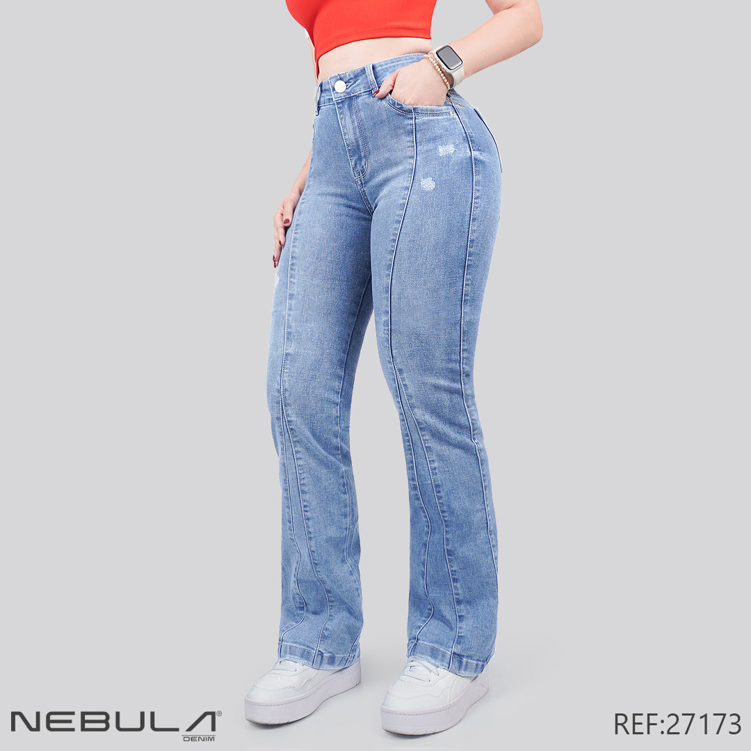 Jeans Skinny Bota Ancha 27173