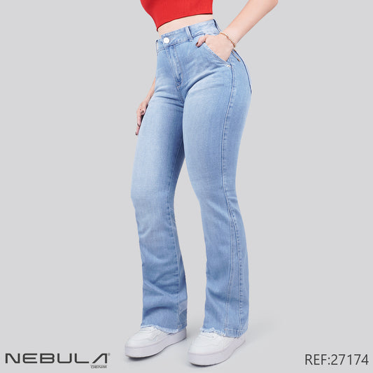 Jeans Skinny Bota Ancha 27174