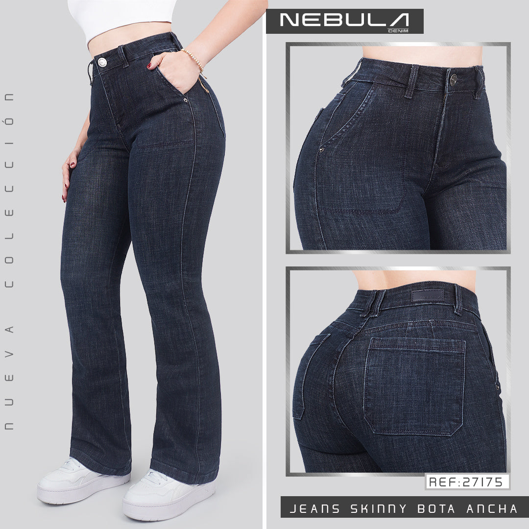 Jeans Skinny Bota Ancha 27175