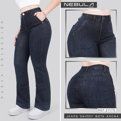 Jeans Skinny Bota Ancha 27175