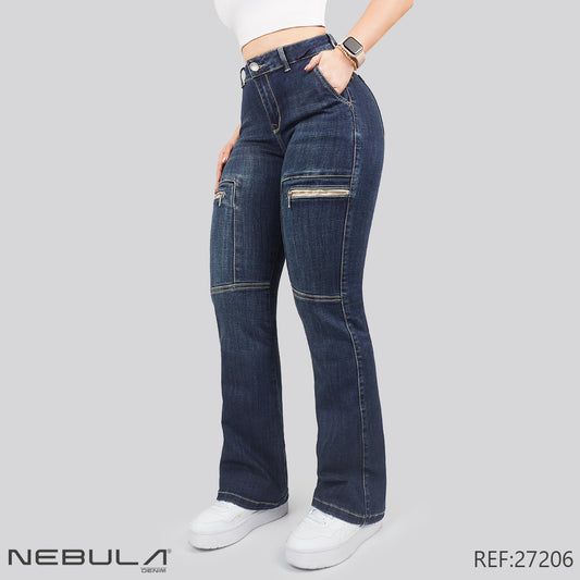 Jeans Skinny Bota Ancha 27206