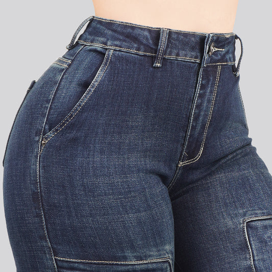 Jeans Skinny Bota Ancha 27206